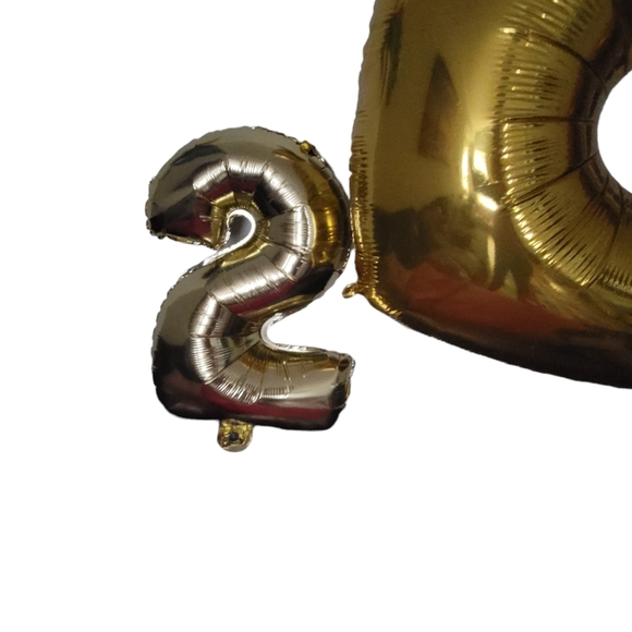 16” 40" Large Foil Balloon Celebration Party 2 Years Birthday Rainbow 4 PCs - Picture 6 of 8